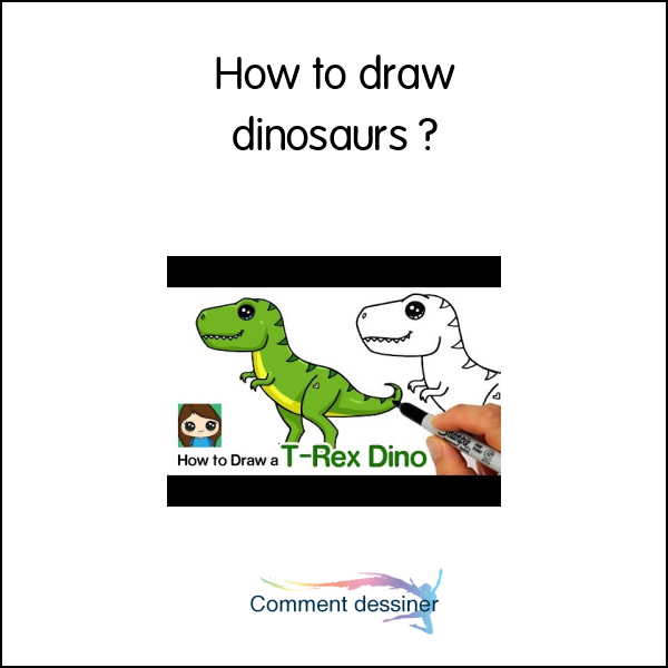 How to draw dinosaurs